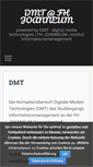 Mobile Screenshot of dmt.fh-joanneum.at