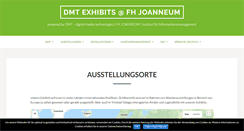 Desktop Screenshot of exhibits.fh-joanneum.at