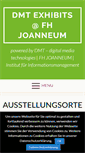 Mobile Screenshot of exhibits.fh-joanneum.at