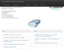 Tablet Screenshot of fahrzeugtechnik.fh-joanneum.at
